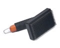 Grill brush with metal bristles Royalty Free Stock Photo