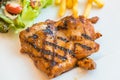 grill chicken steak Royalty Free Stock Photo