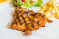 grill chicken steak Royalty Free Stock Photo