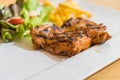 grill chicken steak Royalty Free Stock Photo