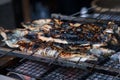 Grill eels at kyoto japan Royalty Free Stock Photo