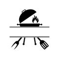 Grill master icon vector set. BBQ illustration sign collection. Grill menu symbol or logo. Royalty Free Stock Photo