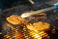 Grill meat barbeque, BBQ Royalty Free Stock Photo