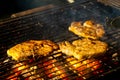 Grill meat barbeque, BBQ Royalty Free Stock Photo