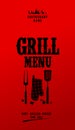 Grill menu.