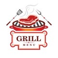 Grill menu design