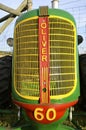 -Grill of an old restored Oliver 60 tractor