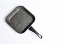 Grill pan isolated on white background Royalty Free Stock Photo