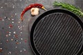 Grill pan and species Royalty Free Stock Photo