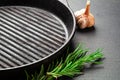 grill pan and species Royalty Free Stock Photo