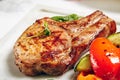 Grill Pork Chops Royalty Free Stock Photo