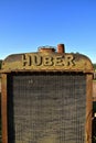 Grill and radiator of an old Huber tractor