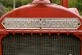 Grill of a restored McCormick Deering tractor