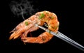 Grill Shrimp BBQ style Royalty Free Stock Photo