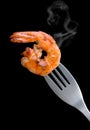 Grill Shrimp BBQ style Royalty Free Stock Photo