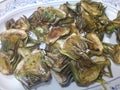 Grilled artichokes cooked, Spanish Tapa