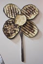 Grilled aubergine or a flower?