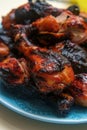 Grilled Barbecue Chicken Drumsticks