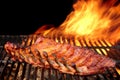 Grilled Barbecue Pork Ribs Royalty Free Stock Photo