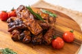 Grilled barbecue ribs pork Royalty Free Stock Photo