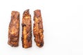 grilled barbecue ribs pork Royalty Free Stock Photo