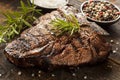 Grilled BBQ T-Bone Steak Royalty Free Stock Photo