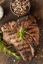 Grilled BBQ T-Bone Steak Royalty Free Stock Photo