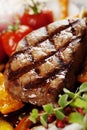 Grilled beef