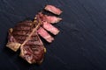 Grilled beef porterhouse steak Royalty Free Stock Photo