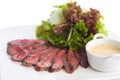 Grilled beef salad Royalty Free Stock Photo