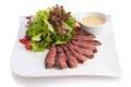 Grilled beef salad Royalty Free Stock Photo