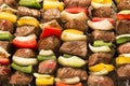 Grilled beef skewers