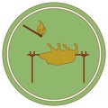 Grilled boar icon