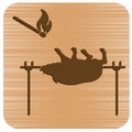 Grilled boar icon