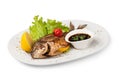 Grilled bream fish