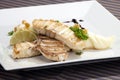 Grilled butterfish w potato puree