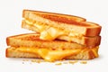 Grilled Cheese Sandwich On Isolated Transparent Background