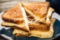 Grilled cheese sandwich Royalty Free Stock Photo