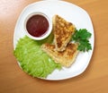 Grilled cheeset with sesame Royalty Free Stock Photo