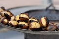 Grilled Chesnuts Royalty Free Stock Photo