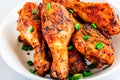 Grilled Chicken / Baked Chicken Legs Garnished with Scallion