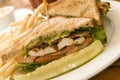 Grilled chicken filet sandwich