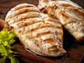 Grilled chicken fillets Royalty Free Stock Photo