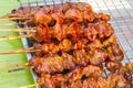 Grilled chicken, gizzard Royalty Free Stock Photo