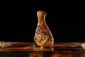 Grilled Chicken Leg on a decorative presentation