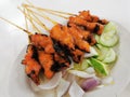 Grilled Chicken Satay Malaysia Food