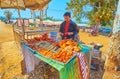 Grilled chicken on skewers, Kakku, Myanmar