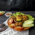 Indonesian Food, Hot grilled chicken