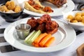 Grilled chicken wings. Barbecue Royalty Free Stock Photo