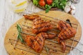 Grilled chicken wings Royalty Free Stock Photo